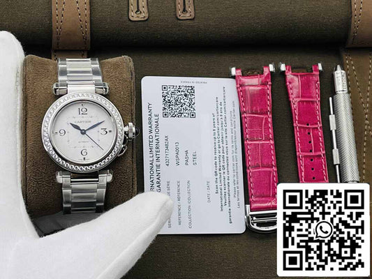 Cartier Pasha 35MM 1:1 Best 에디션 BV 팩토리 Diamond Bezel