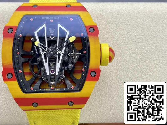 Richard Mille RM27-03 투르비용 1:1 Best 에디션 BBR 팩토리 Yellow Strap