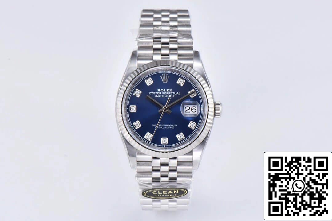롤렉스 데이트저스트 M26234-0037 36MM 1:1 Best 에디션 Clean 팩토리 Diamond Dial