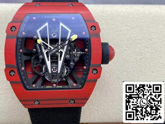 Richard Mille RM27-03 투르비용 1:1 Best 에디션 BBR 팩토리 Red Carbon Fiber Case