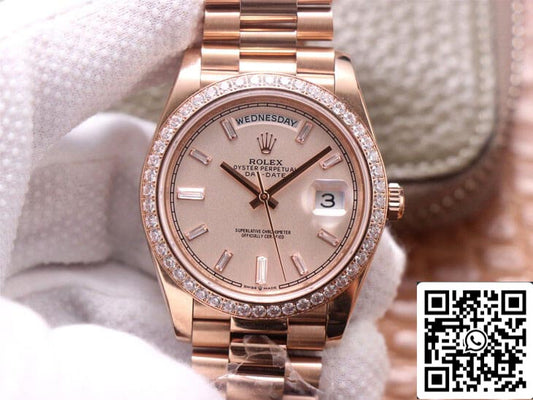 롤렉스 Day Date M228345RBR-0007 1:1 Best 에디션 EW 팩토리 로즈 골드
