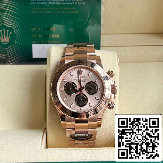 Replica 롤렉스 데이토나 M116505-0016 Best 1:1 BT 팩토리 에디션 Gold Dial