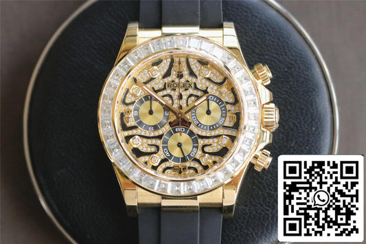 롤렉스 Cosmograph 데이토나 116588 TBR 1:1 Best 에디션 Noob 팩토리 옐로 골드 Diamond Bezel