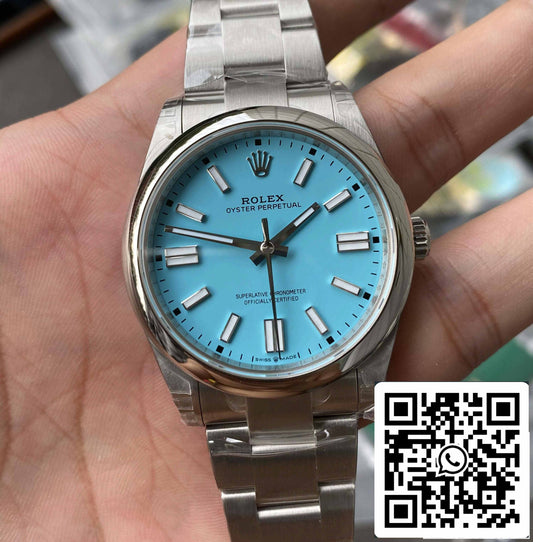롤렉스 오이스터 Perpetual 41MM M124300-0006 1:1 Best 에디션 VS 팩토리 스테인리스 스틸