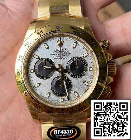롤렉스 데이토나 M116508-0015 1:1 Best 에디션 BT 팩토리 Meteorite Dial