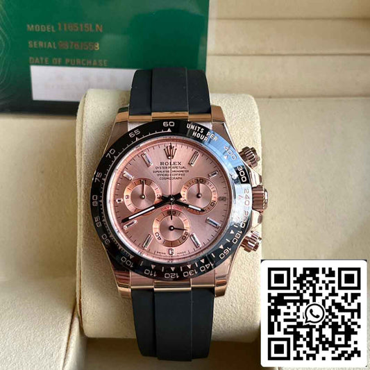 Replica 롤렉스 데이토나 M116515ln-0021 Best 1:1 BT 팩토리 세라믹 Bezel