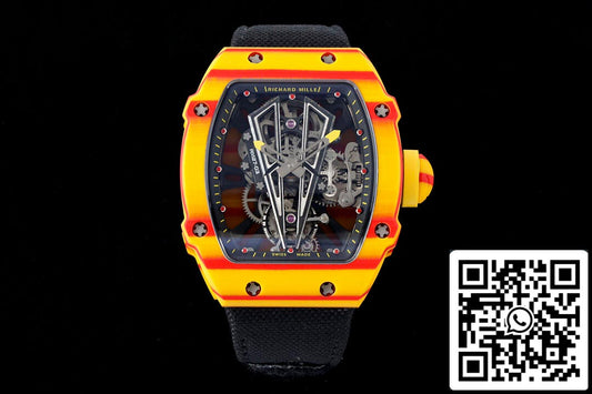 Richard Mille RM27-03 Rafael Nadal 투르비용 1:1 Best 에디션 RM 팩토리 블랙 Strap
