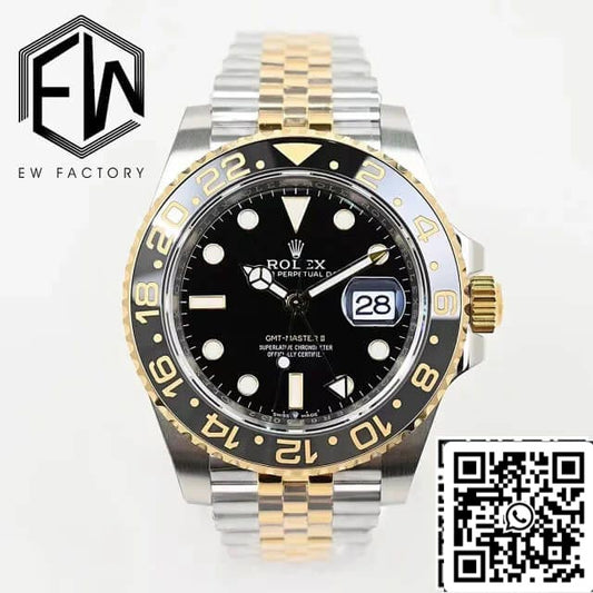 롤렉스 GMT Master II M126713grnr-0001 1:1 Best 에디션 EW 팩토리 블랙 다이얼
