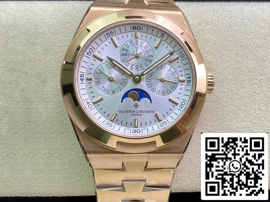 Vacheron Constantin Overseas 4300V/120R-B064 1:1 Best 에디션 8F 팩토리 Silvery 화이트 다이얼