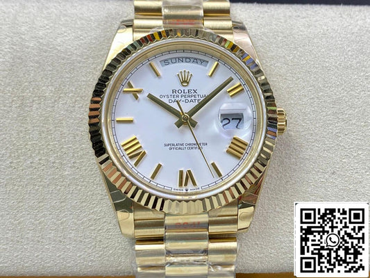롤렉스 Day Date M228238-0042 1:1 Best 에디션 EW 팩토리 화이트 다이얼