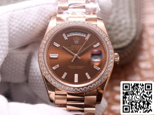 롤렉스 Day Date M228345RBR-0006 1:1 Best 에디션 EW 팩토리 로즈 골드