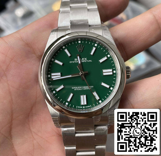 롤렉스 오이스터 Perpetual 41MM M124300-0005 1:1 Best 에디션 VS 팩토리 스테인리스 스틸