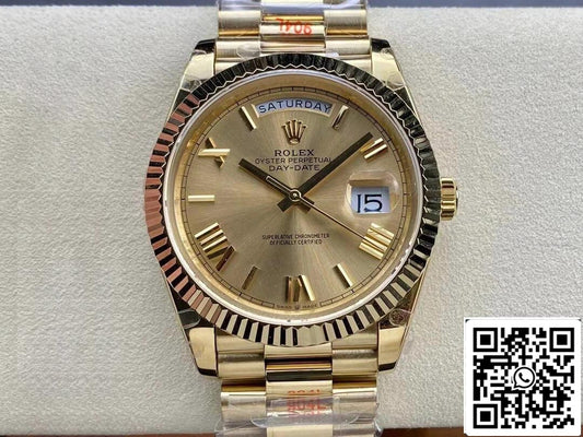 롤렉스 Day Date M228238-0006 1:1 Best 에디션 GM 팩토리 Gold Dial