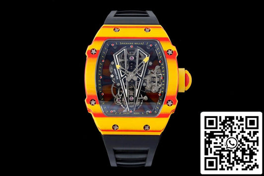 Richard Mille RM27-03 Rafael Nadal 투르비용 1:1 Best 에디션 RM 팩토리 러버 스트랩