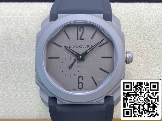 Bvlgari Octo Finissimo 1:1 Best 에디션 BV 팩토리 V2 러버 스트랩