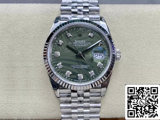 롤렉스 데이트저스트 M126234-0055 36MM 1:1 Best 에디션 VS 팩토리 Diamond Dial