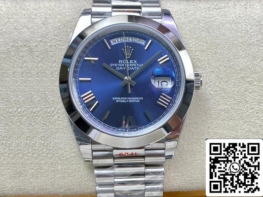 롤렉스 Day Date M228206-0015 1:1 Best 에디션 EW 팩토리 블루 다이얼