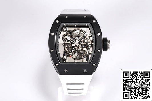 Richard Mille RM-055 1:1 Best 에디션 BBR 팩토리 블랙 세라믹 Case