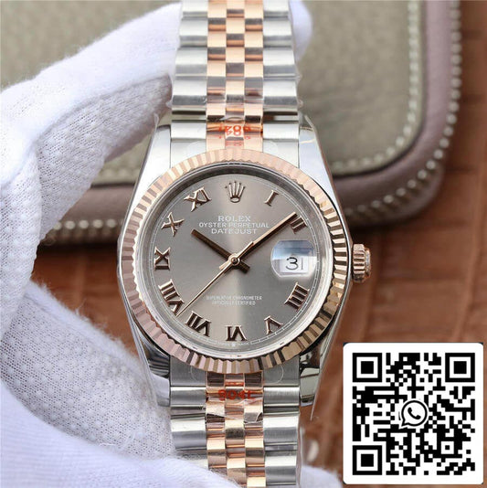 롤렉스 데이트저스트 116231-0087 36MM 1:1 Best 에디션 GM 팩토리 Silver Dial
