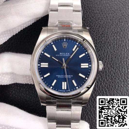 롤렉스 오이스터 Perpetual M124300-0003 41MM 1:1 Best 에디션 EW 팩토리 스테인리스 스틸