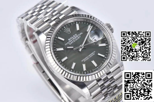 롤렉스 데이트저스트 M126234-0047 36MM 1:1 Best 에디션 Clean 팩토리 그린 다이얼