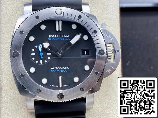 Panerai Submersible PAM01229 1:1 Best 에디션 VS 팩토리 블랙 다이얼