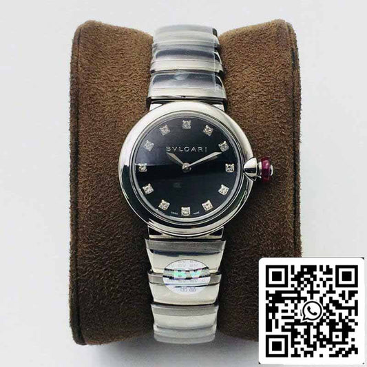 Bvlgari LVCEA 1:1 Best 에디션 BV 팩토리 스테인리스 스틸 블랙 다이얼