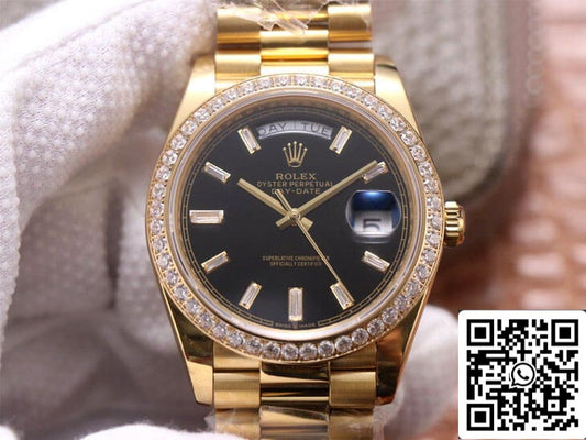 롤렉스 Day Date M228348RBR-0001 1:1 Best 에디션 EW 팩토리 블랙 다이얼