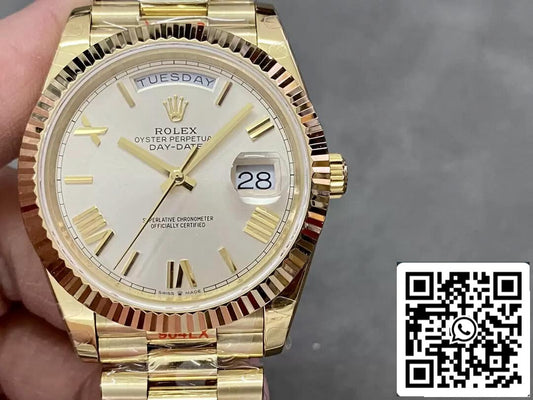 롤렉스 Day Date M228238-0002 1:1 Best 에디션 GM 팩토리 Silver Dial V2