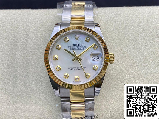 롤렉스 데이트저스트 M278273-0027 31MM 1:1 Best 에디션 EW 팩토리 Diamond-set Dial