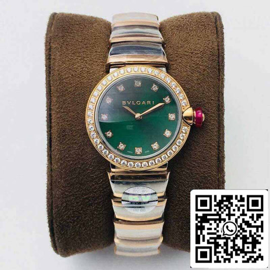 Bvlgari LVCEA 1:1 Best 에디션 BV 팩토리 Diamond-set 그린 다이얼