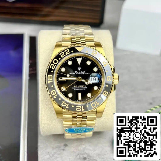 롤렉스 GMT Master II M126718GRNR-0001 1:1 Best 에디션 Clean 팩토리 블랙 다이얼