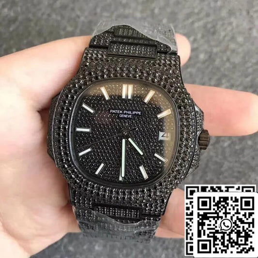 파텍 필립 노틸러스 5719/10G-010 1:1 Best 에디션 PPF 팩토리 Full Diamond 블랙 다이얼