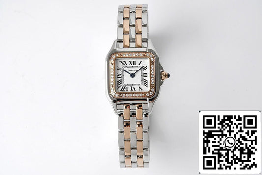 Panthere De Cartier W3PN0006 22MM 1:1 Best 에디션 BV 팩토리 Diamond Bezel
