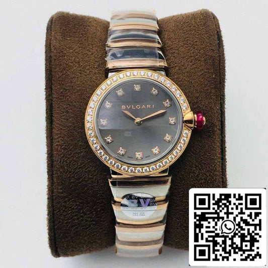 Bvlgari LVCEA 1:1 Best 에디션 BV 팩토리 로즈 골드 Gray Dial