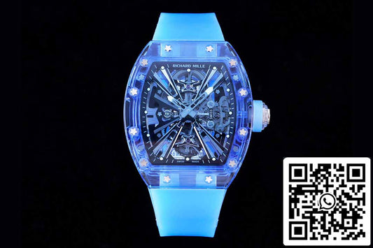 Richard Mille RM12-01 1:1 Best 에디션 RM 팩토리 투르비용 Transparent Version Case