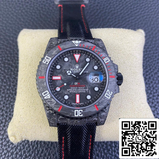롤렉스 서브마리너 1:1 Best 에디션 VS 팩토리 DIW Carbon Fiber Nylon Velcro Strap