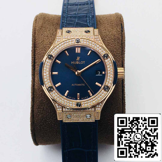 Hublot Classic Fusion 38MM 1:1 Best 에디션 HB 팩토리 Diamond Case