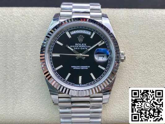 롤렉스 Day Date M228236-0003 1:1 Best 에디션 EW 팩토리 블랙 다이얼