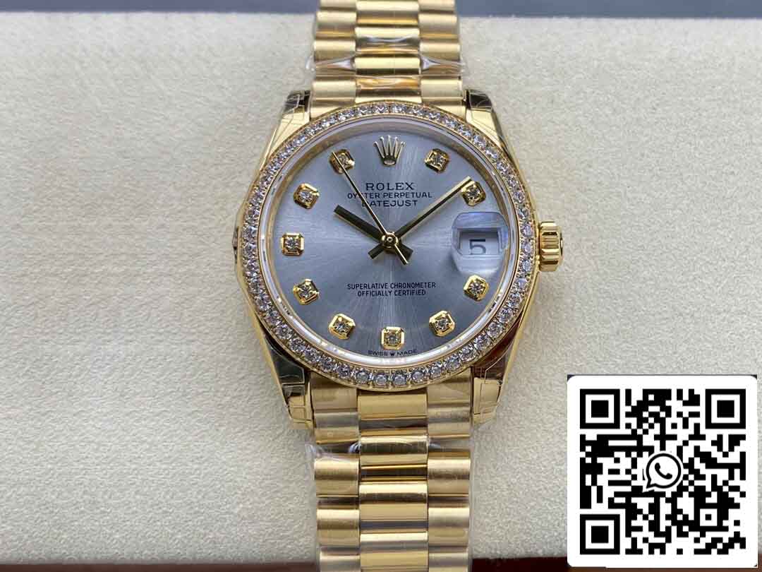롤렉스 데이트저스트 M278288RBR-0028 31MM 1:1 Best 에디션 GS 팩토리 Diamond Bezel
