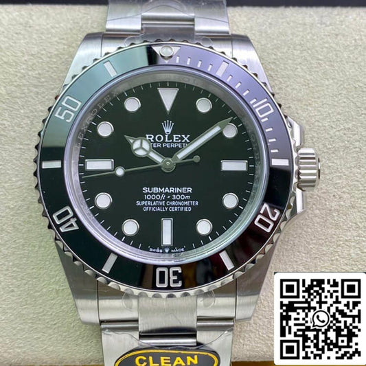 롤렉스 서브마리너 M124060-0001 41MM no date 3230 movement Clean 팩토리 블랙 다이얼