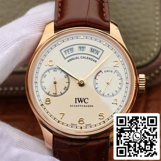 IWC Portugieser IW503504 1:1 Best 에디션 ZF 팩토리 화이트 다이얼