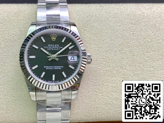 롤렉스 데이트저스트 M178274-0034 31MM 1:1 Best 에디션 EW 팩토리 블랙 다이얼