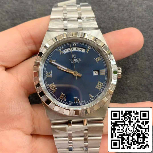 Replica Tudor Royal M28600-0005 day date V7 팩토리 블루 다이얼