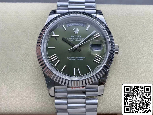롤렉스 Day Date M228236-0008 1:1 Best 에디션 GM 팩토리 V2 그린 다이얼