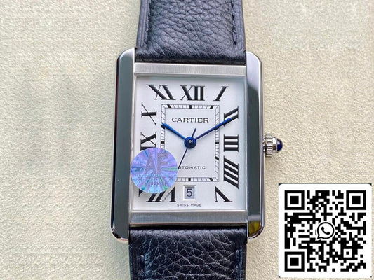 Cartier Tank WSTA0029 1:1 Best 에디션 AF 팩토리 화이트 다이얼