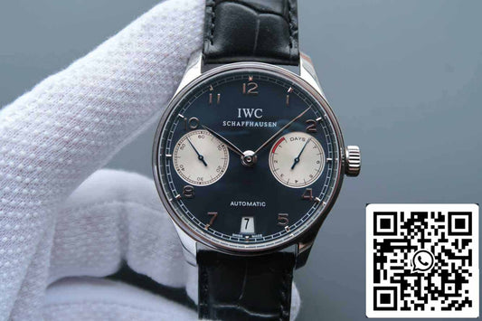 IWC Portugieser IW500112 1:1 Best 에디션 ZF 팩토리 V5 Dark 블루 다이얼