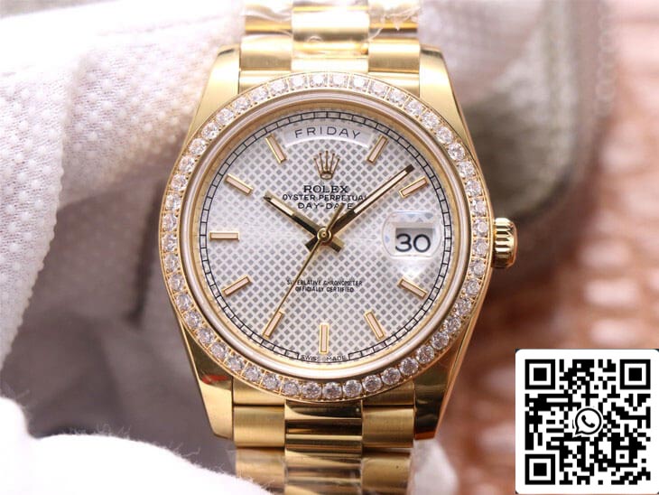 롤렉스 Day Date M228348RBR-0005 1:1 Best 에디션 EW 팩토리 18ct Gold