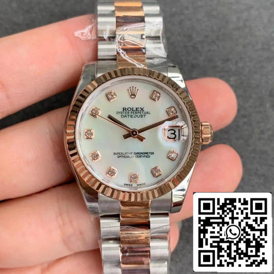 롤렉스 데이트저스트 M278271-0025 1:1 Best 에디션 GS 팩토리 Diamond-set Dial