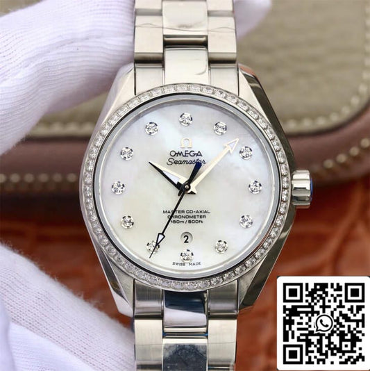 Omega Seamaster 231.15.34.20.55.002 Aqua Terra 150M 1:1 Best 에디션 3S 팩토리 Diamond Dial